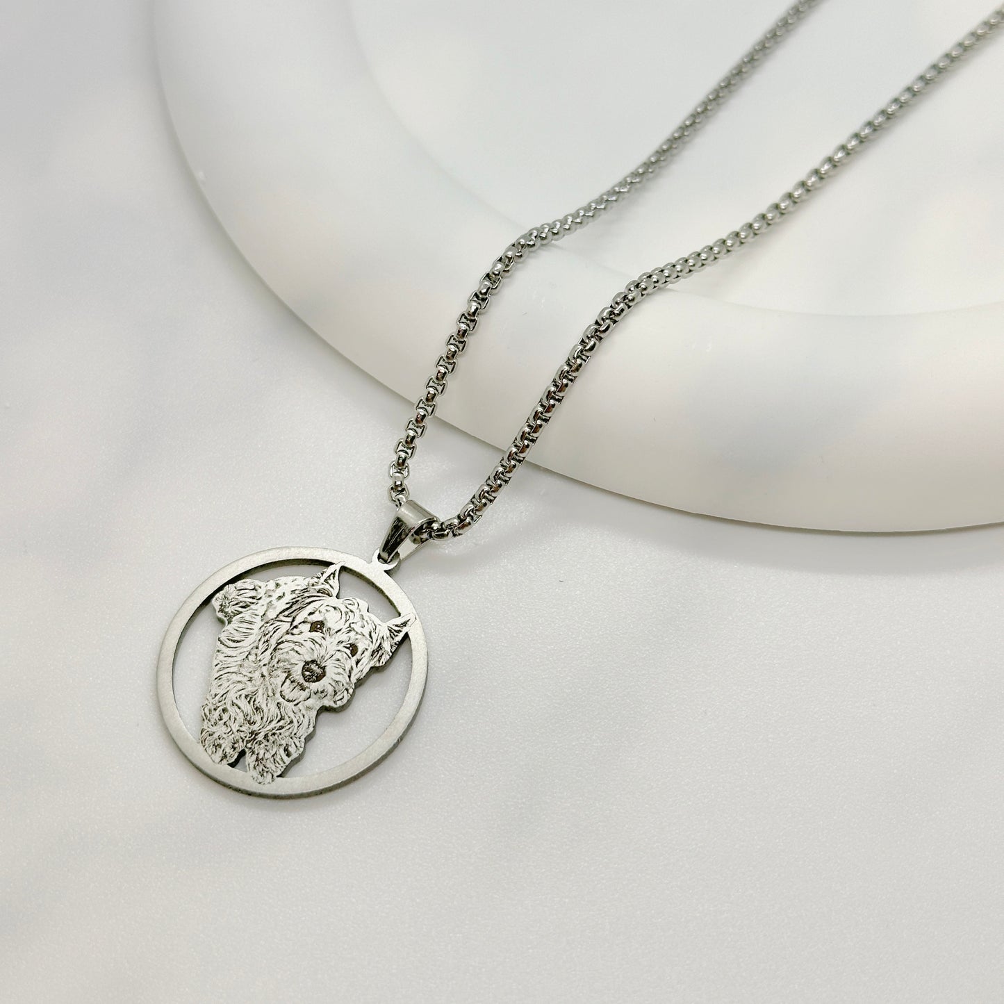 Custom Pet Cutout Necklace