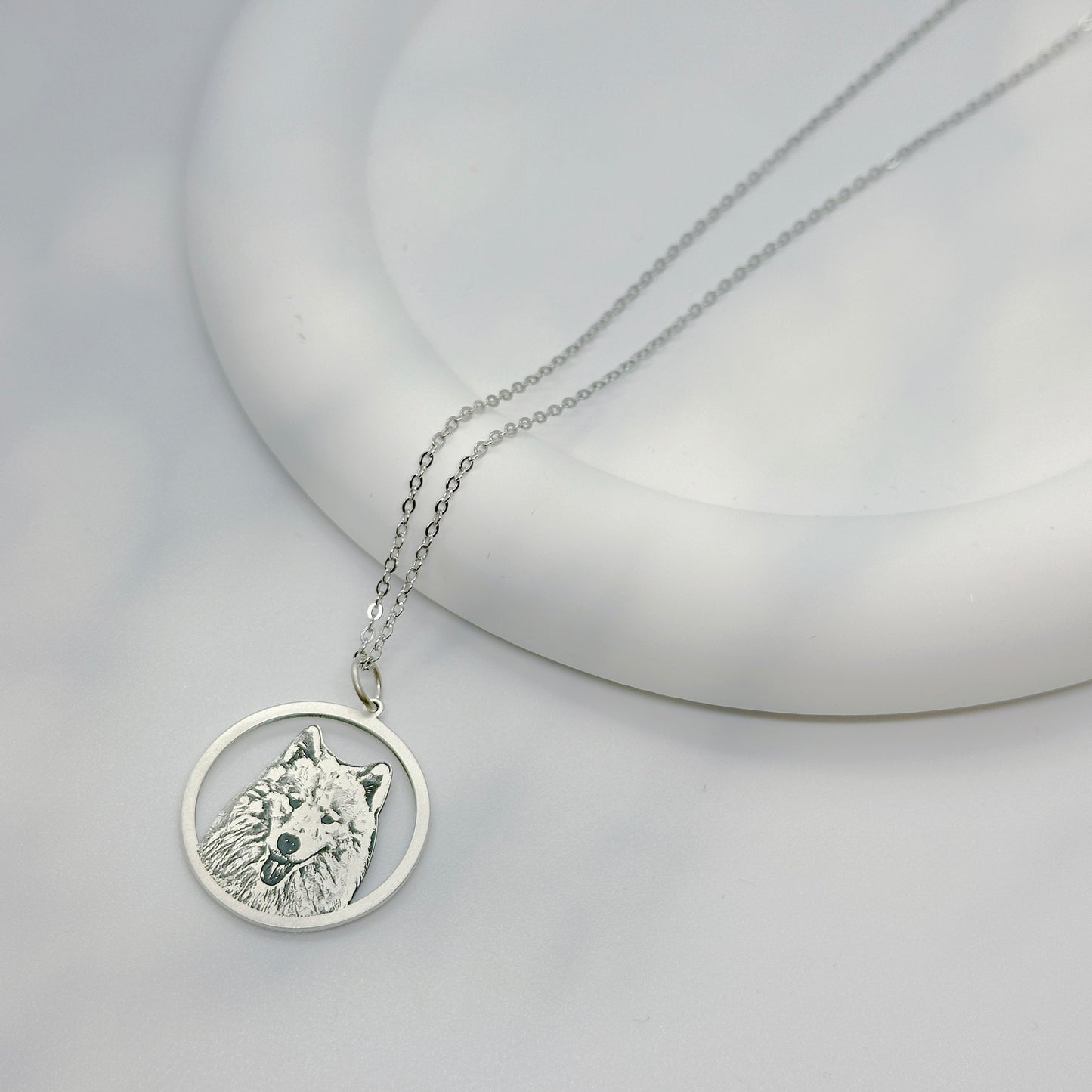 Sterling Silver Pet Cutout Necklace