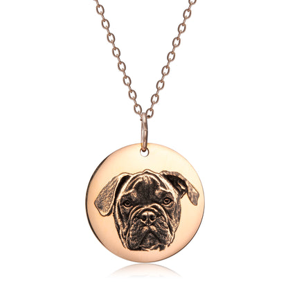 Custom Pet Face Necklace