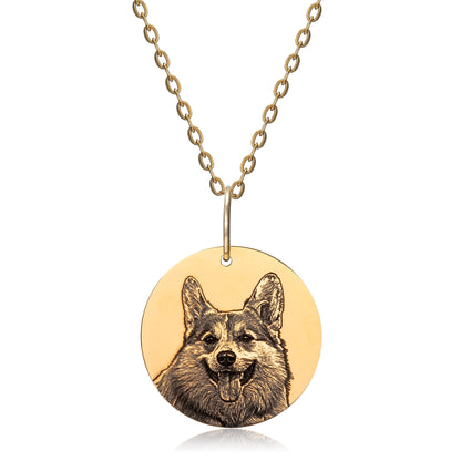 Custom Pet Face Necklace