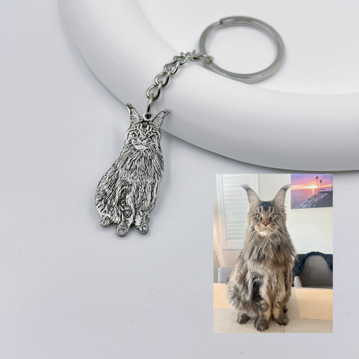 Pet Photo Keychain