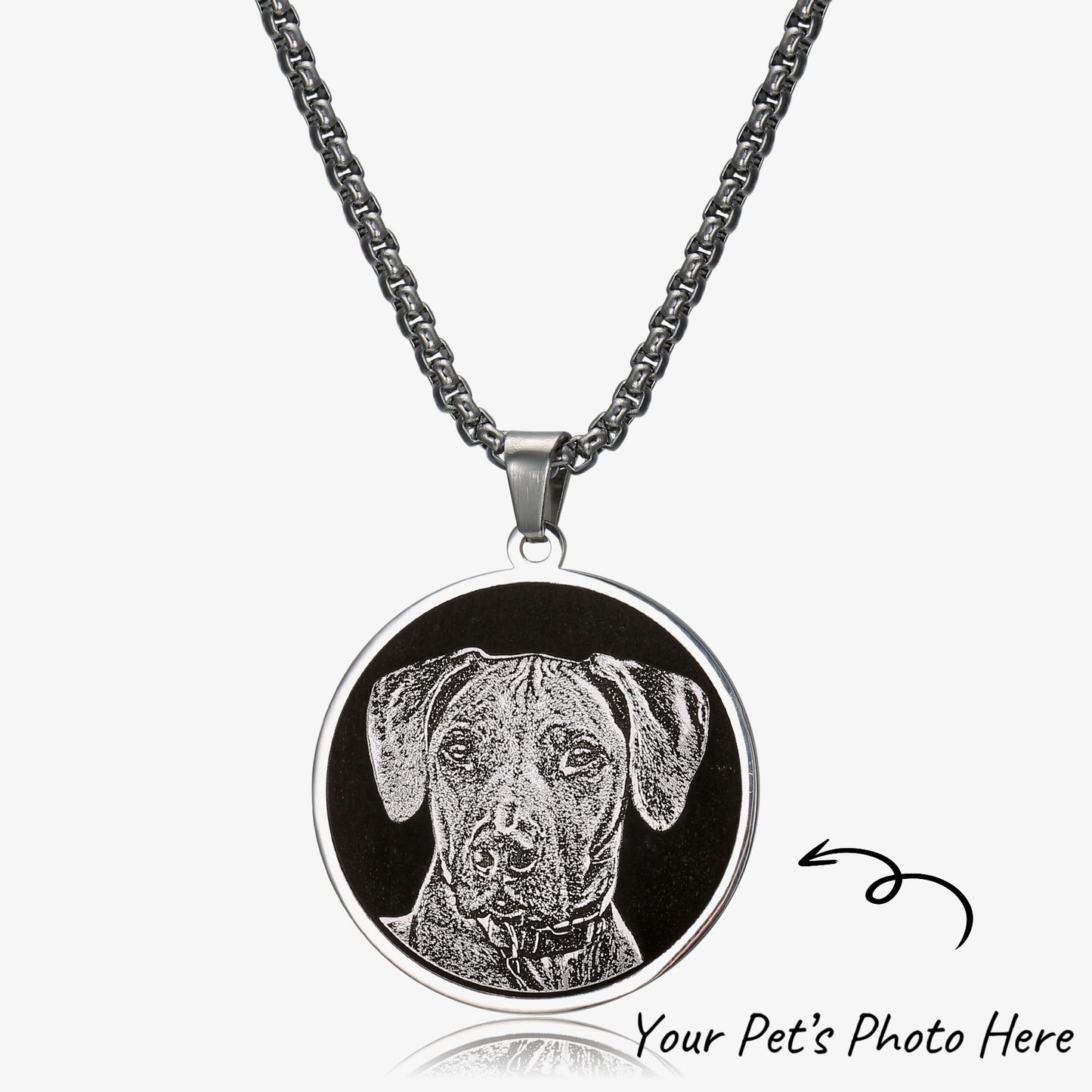 Medallion Pet Face Necklace