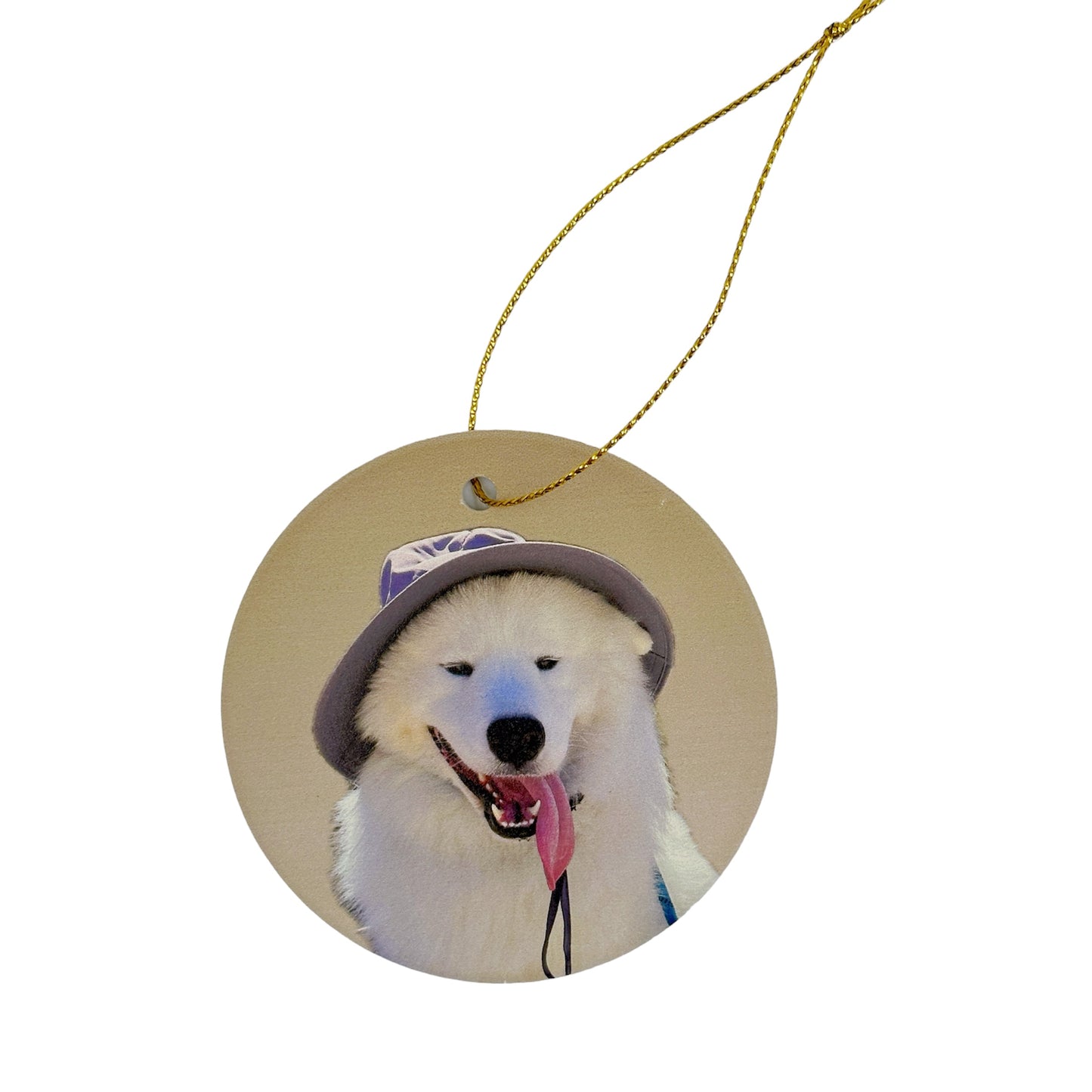 Custom Ceramic Pet Photo Ornament